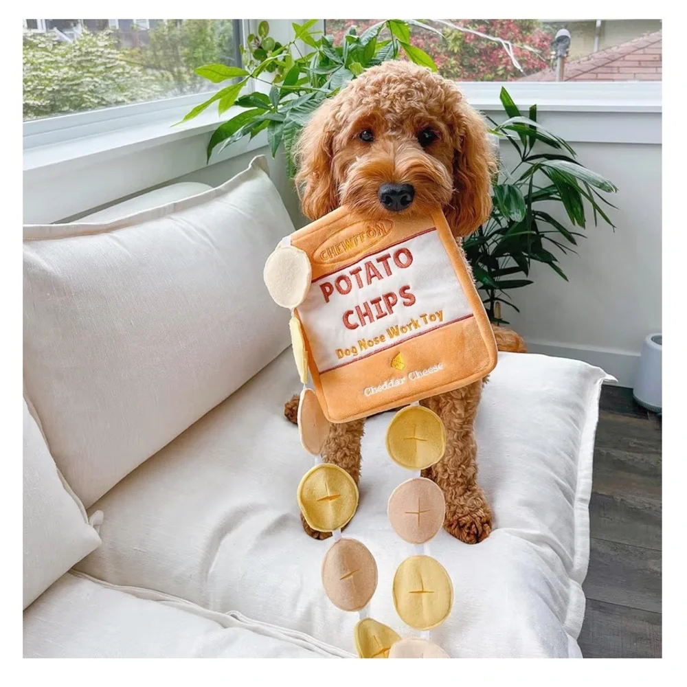 BRAND NEW Potato Chips Dog Nose Work Toy